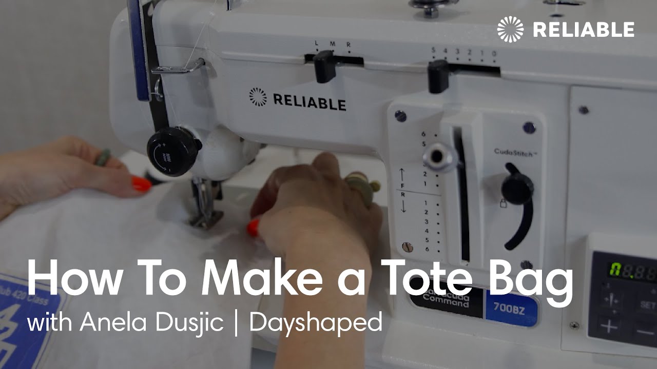 How to Make a Tote Bag with Anela Dujsic using the Barracuda™ 700BZ Sewing Machine