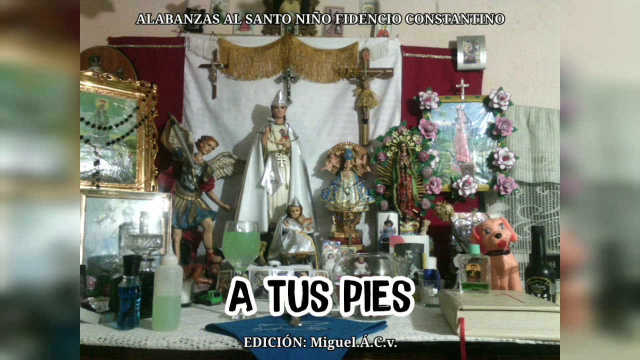 A tus pies vamos llegando niño Santo y gran doctor