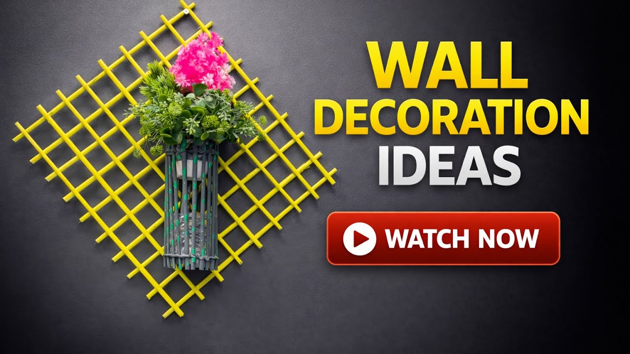 Amazing Wall Decoration Idea 😍 | DIY Wall Planter Using Waste Materials | Easy Home Decor