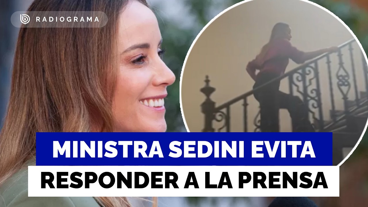 Ministra Mara Sedini evita a la prensa tras pregunta sobre oficio por 