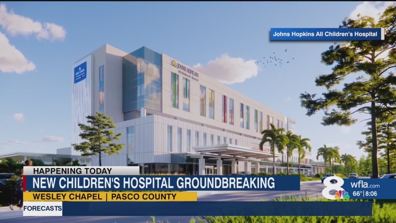 Johns Hopkins All Children's Hospital breaks ground on new facility in Wesley Chapel