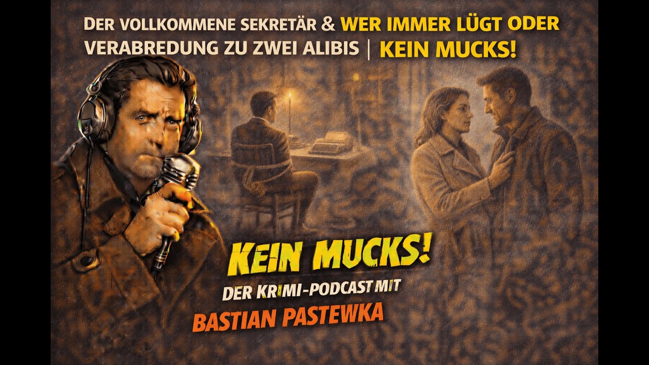 Der vollkommene Sekretär & Wer immer lügt oder Verabredung zu zwei Alibis |Krimi-Podcast mit Bastian