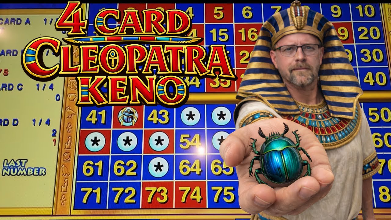 Four Card Cleopatra Keno | Bonus Hits & Smart Bankroll Play