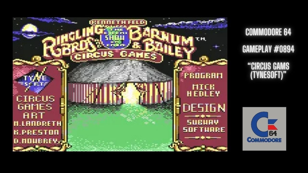 Circus Games (Tynesoft) (Commodore 64 / Gameplay 