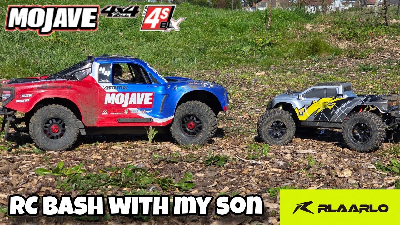 RC-вечеринка с сыном &ndash; без прыжков, просто веселье (Arrma Mojave 4S x Rlaarlo Omni Terminator)