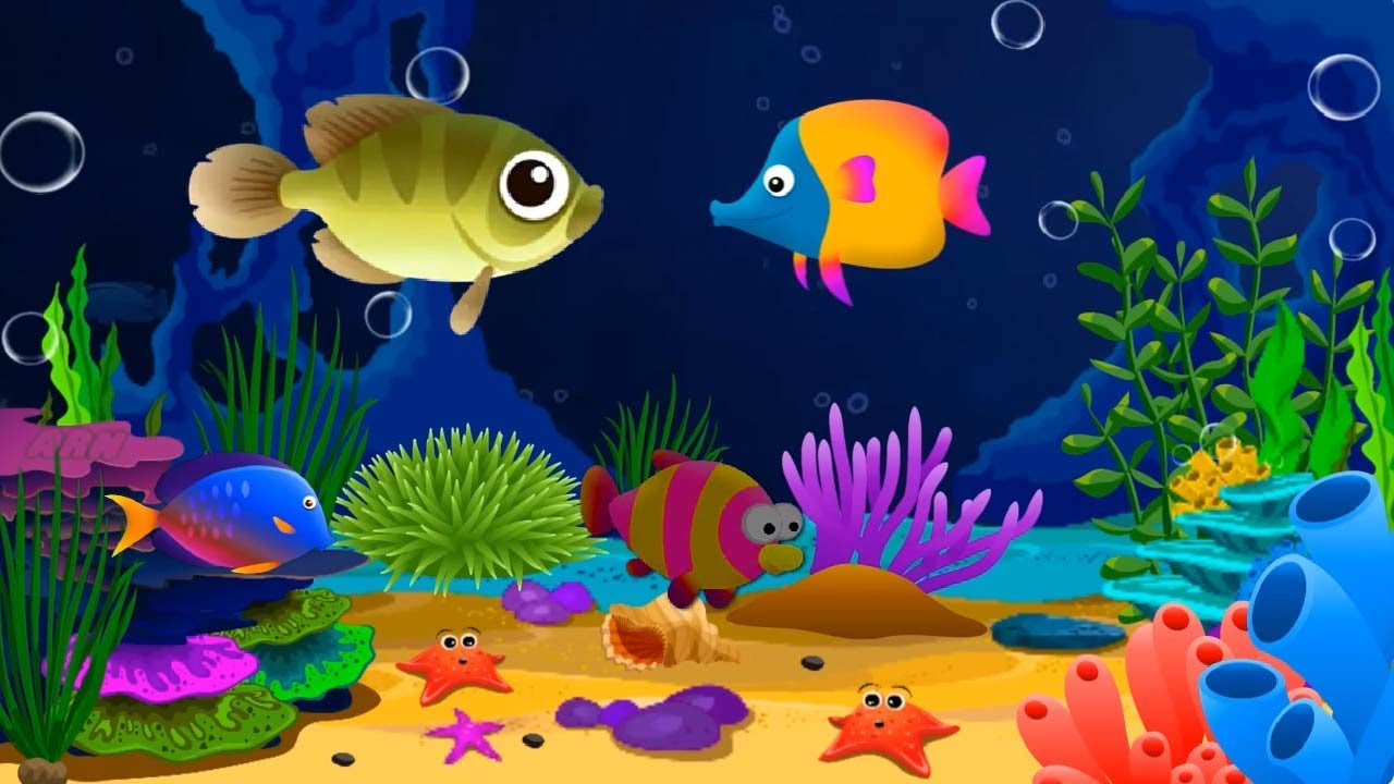Fish lullaby  Bedtime lullaby & calming undersea  Fish aquarium  Baby sleep music #fishlullaby #43