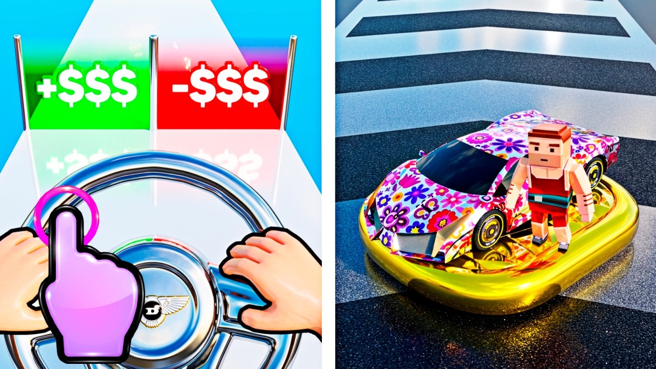 Luxury Skin Cars Simulator 3D - Magic Build Car Evolution Run - All Levels iOS Android GamePlay #15