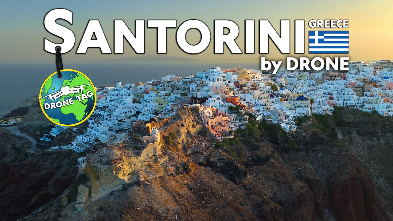 Santorini by Drone | 4K | Oia, Ammoudi Bay, Imerovigli, Red Beach & Epic Aerial Views