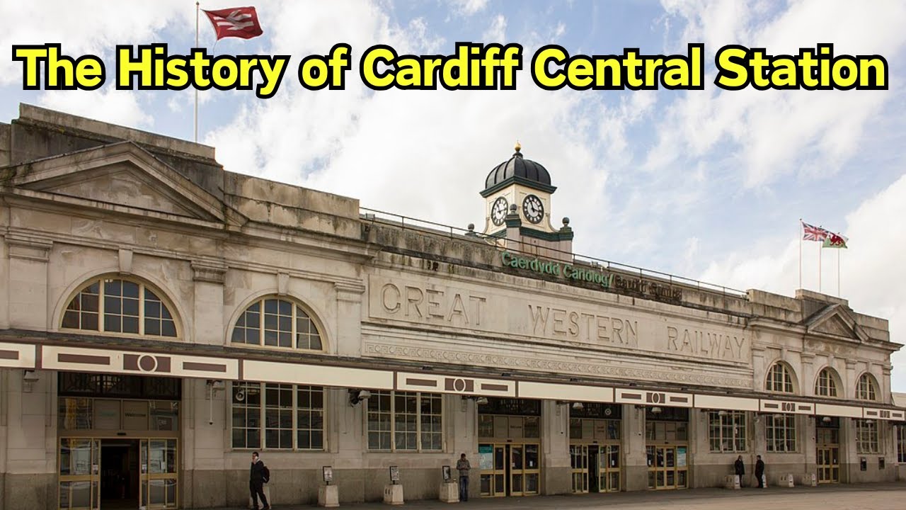 The History of Cardiff Central Station - A Journey Through Time #cardiff #wales #fyp #trains