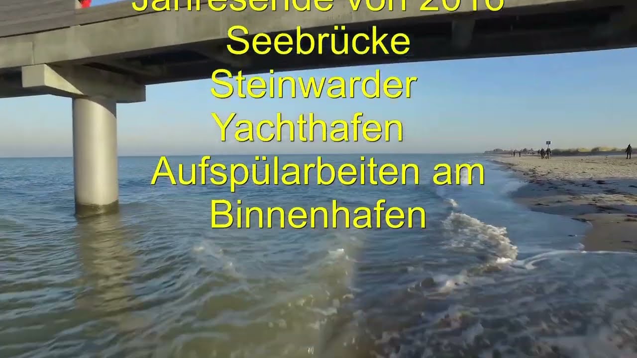Heiligenhafen Steinwarder Yachthafen Seebrücke Sandanspülung