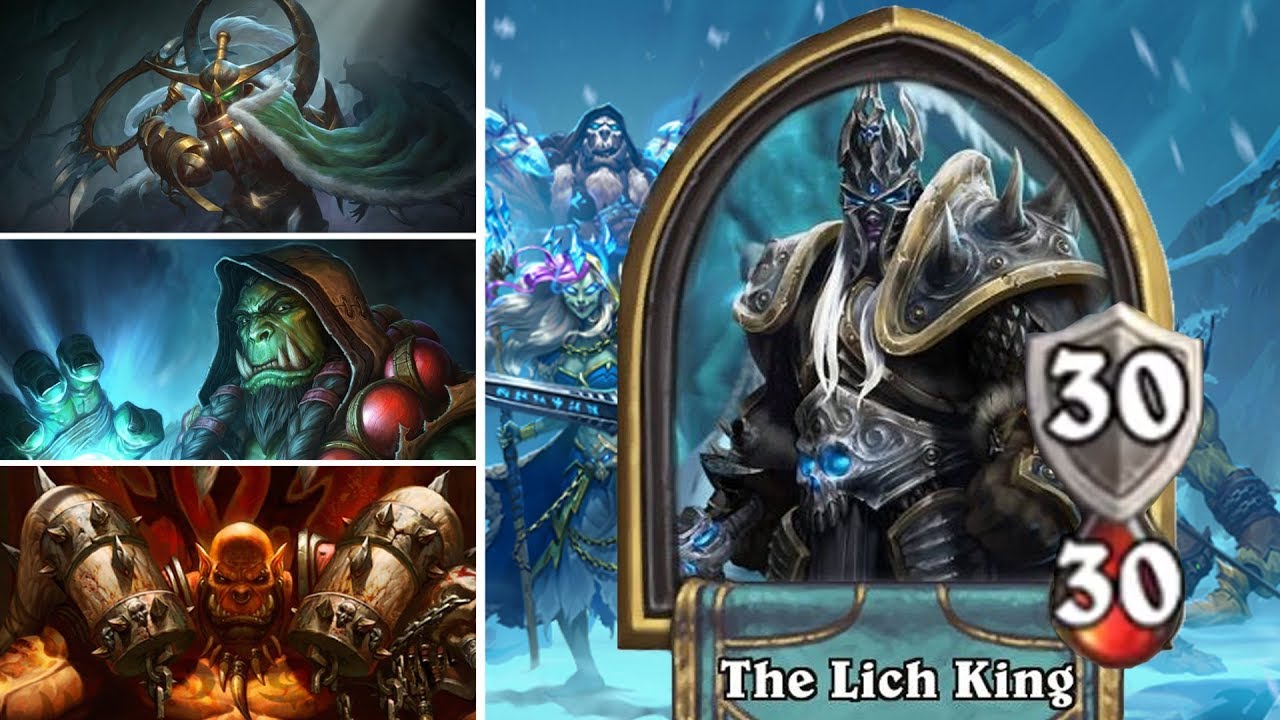 Hearthstone: Defeating The Lich King - Rogue, Shaman and Warrior