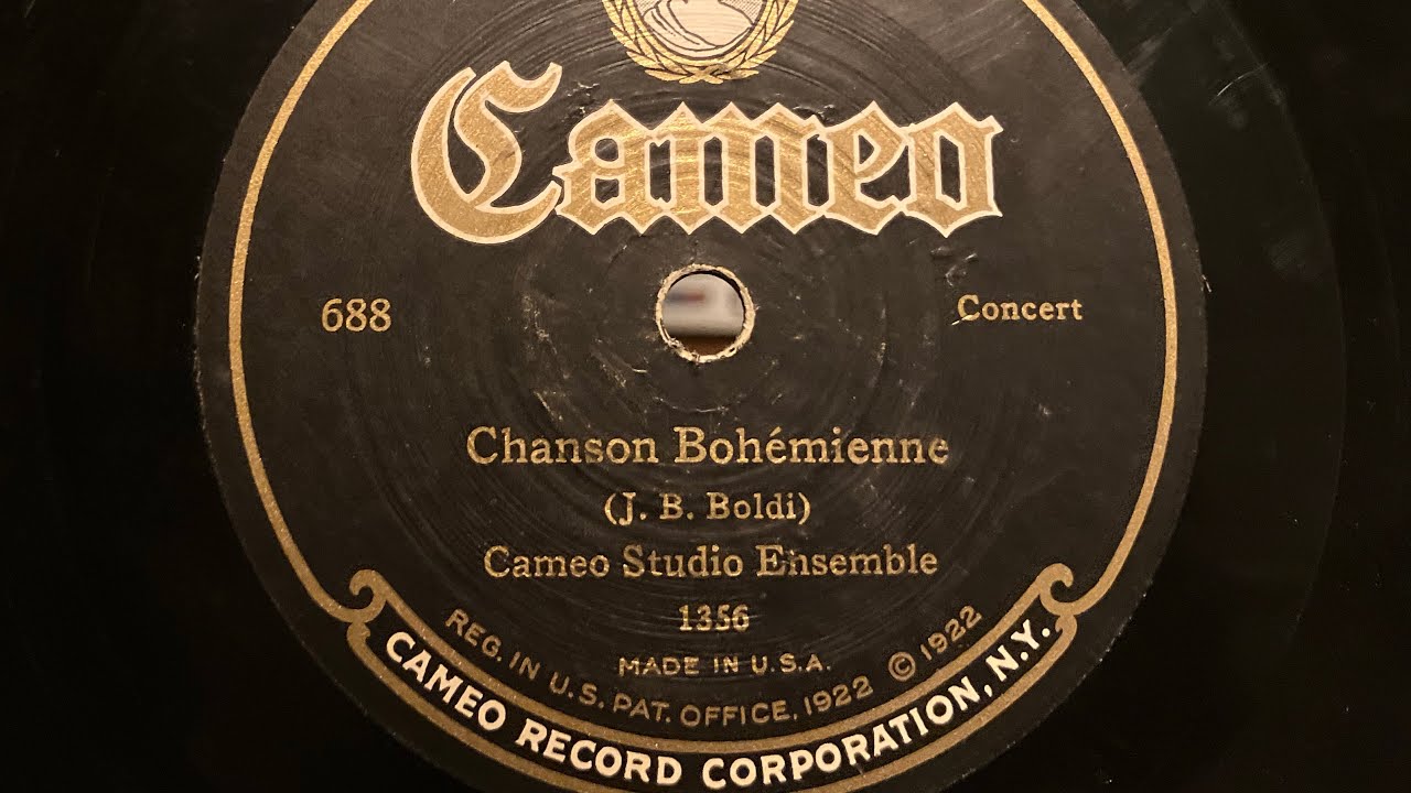 Chanson Bohémienne Cameo Studio Ensemble 
