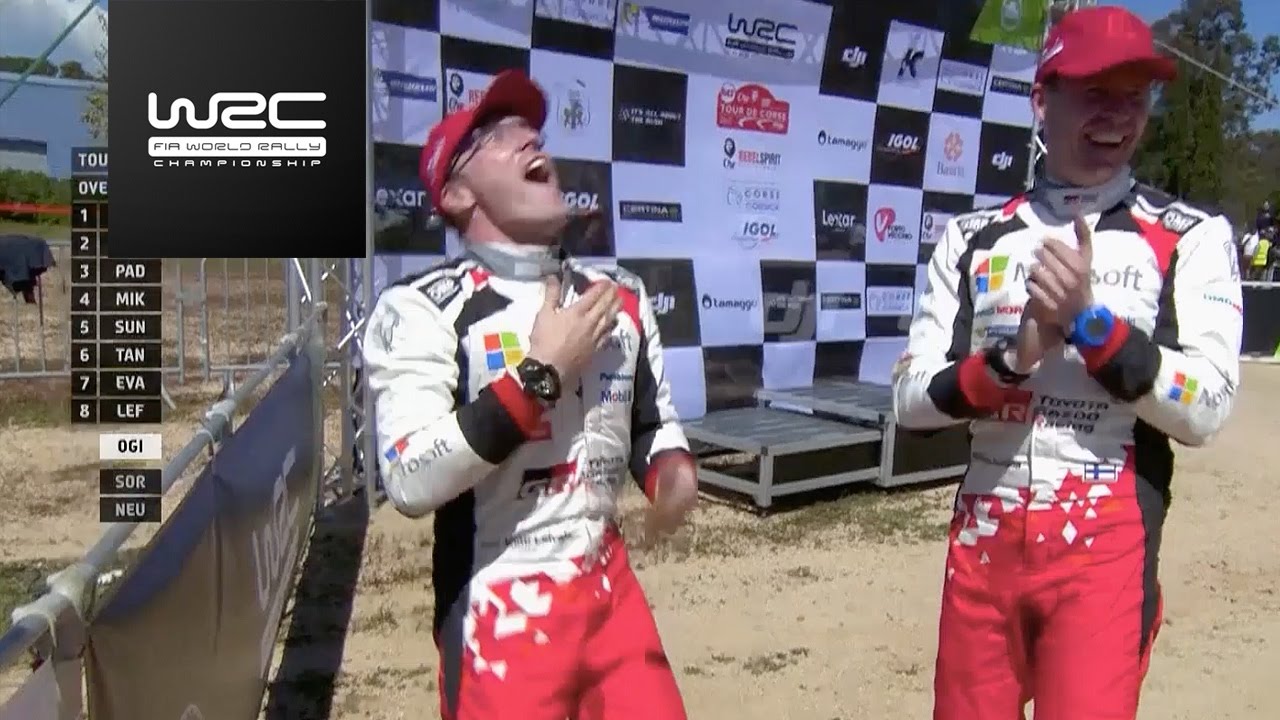 WRC-Tour de Corse 2017: Latvala vs. Breen (0.1 sec. diff after 316,76 km!)