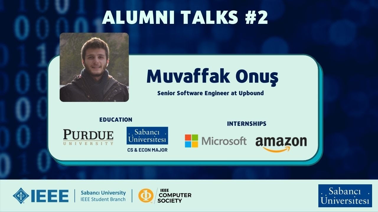 ALUMNI TALKS #2:  Muvaffak Onuş
