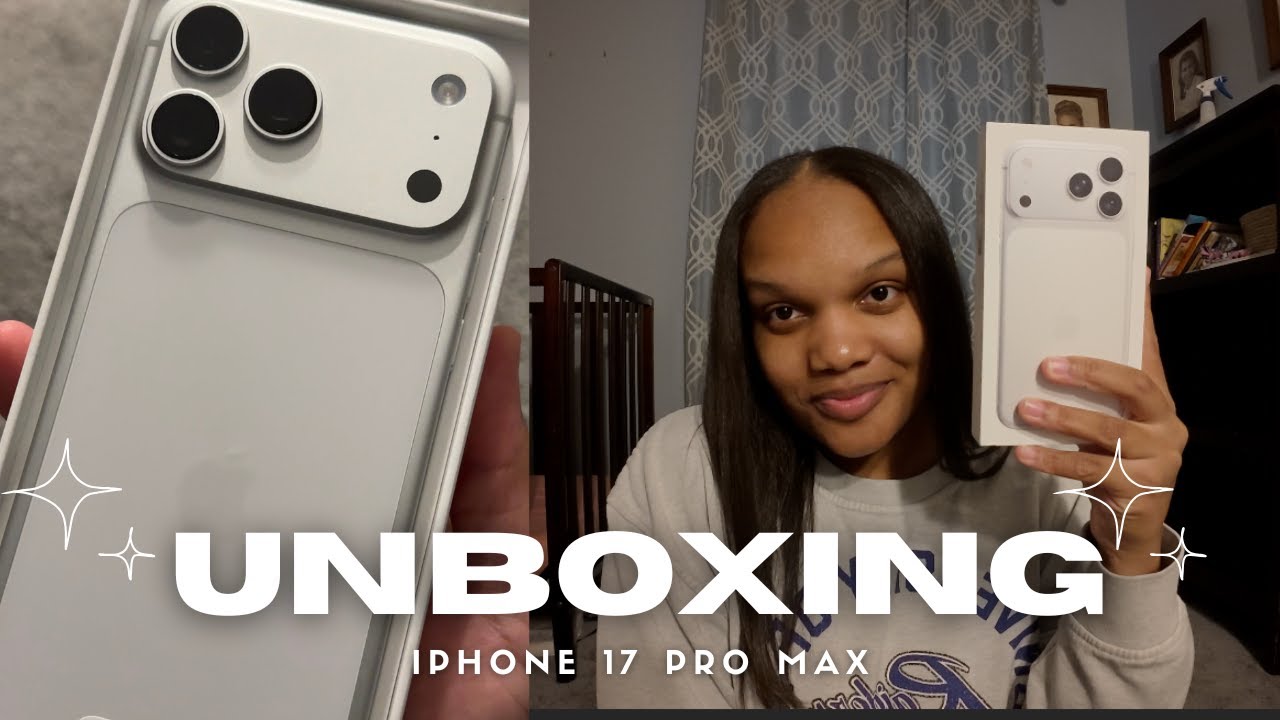 IPhone 17 pro max unboxing 🩶 Silver 🩶| different color comparisons