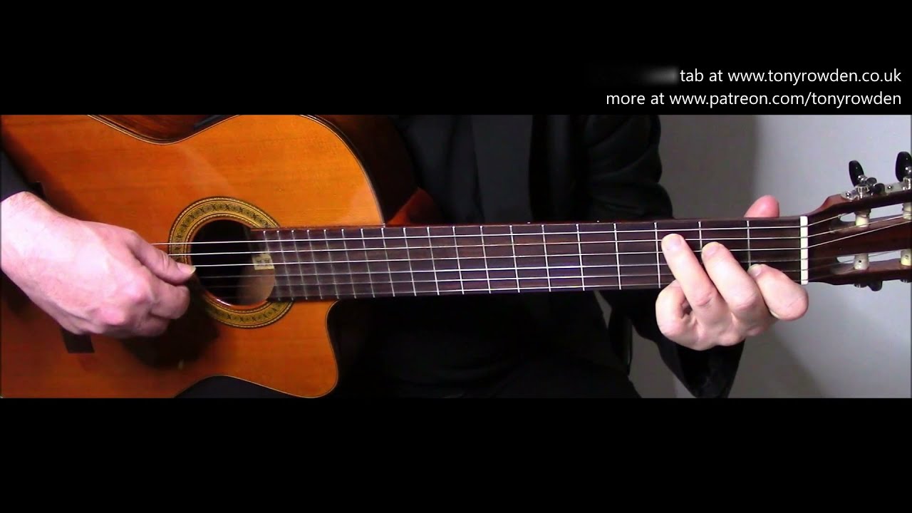 Streets of London - Ralph McTell fingerstyle guitar solo - link to TAB in description