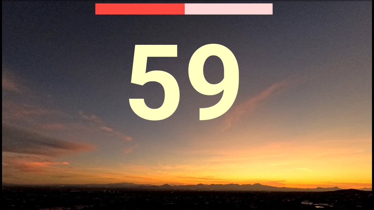 2 minute timer (HD/4K Tucson Sunset timer)