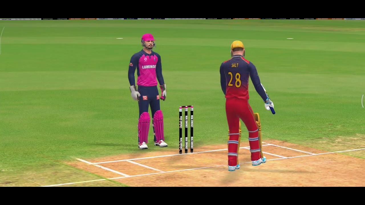 High scoring Match  RCb Vs Rajasthan Royals #realcricket24  #cricket #cricketgame  Part 2