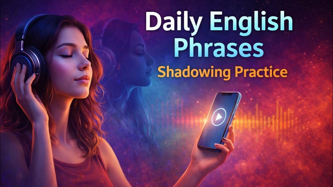 30 Daily English Phrases | Shadowing Speaking Practice