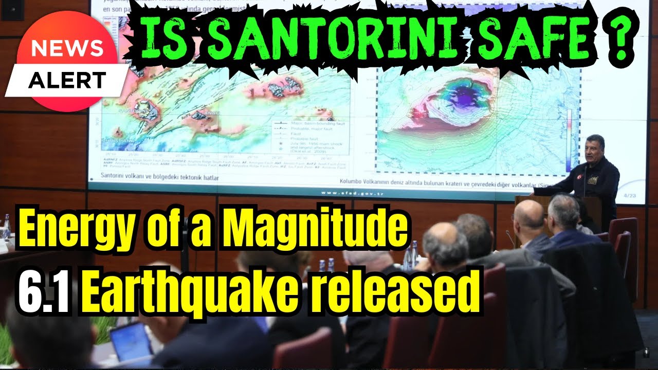 Greek Scientists give Interesting Update about the current Seisimic Crisis at Santorini #Santorini