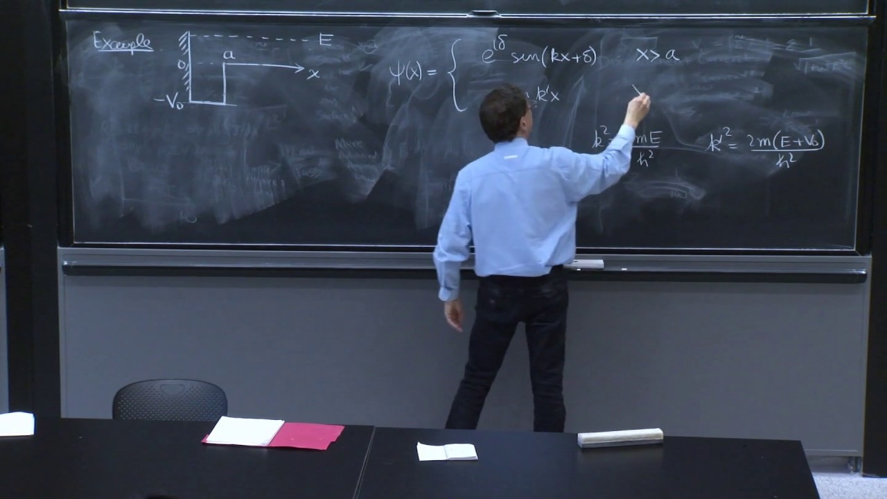Phase shift for a potential well
