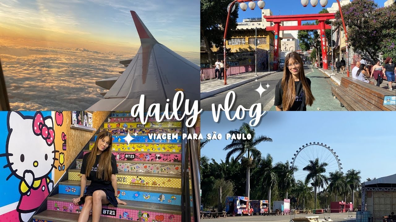 VLOG: minha viagem para SÃO PAULO! ❤︎