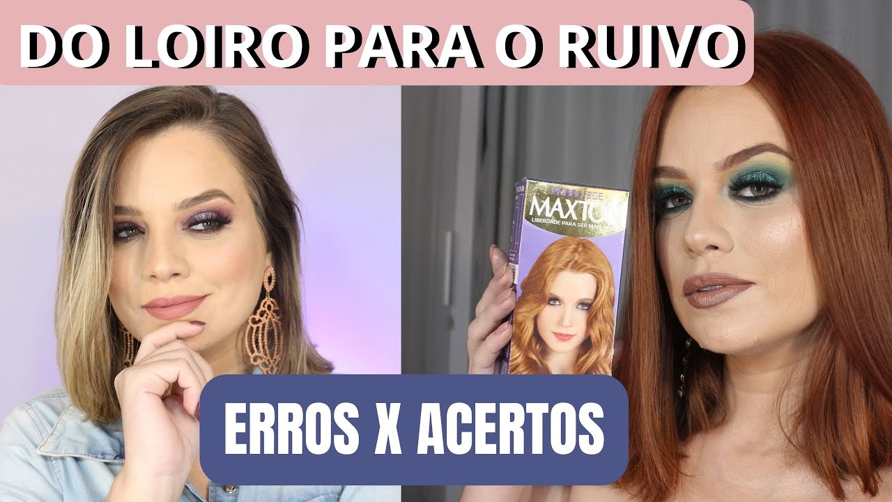 Do Loiro para o Ruivo em casa -  Erros e Acertos que cometi