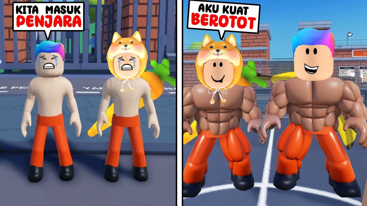 MELOBI DAN SKOBI MASUK PENJARA DARI KURUS VS BEROTOT DAN JADI RAJA PENJARA!