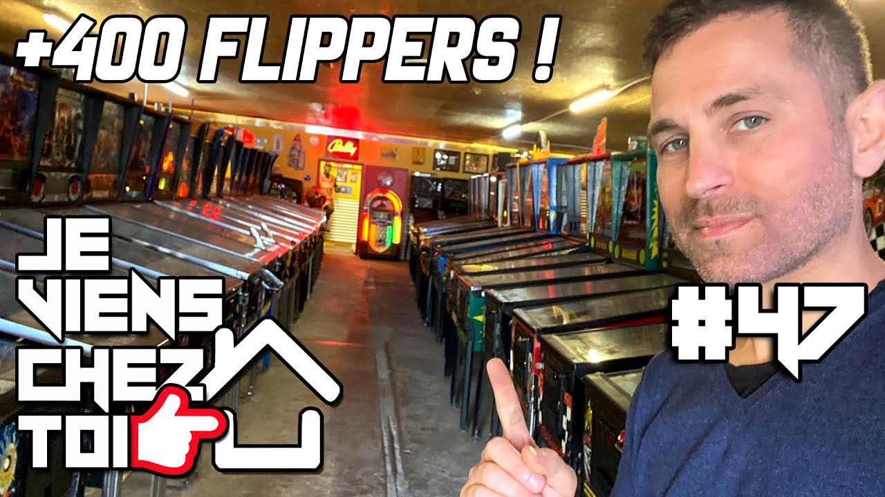 Je Viens Chez Toi #47  +400 flippers !!! PINBALL - COLLECTION