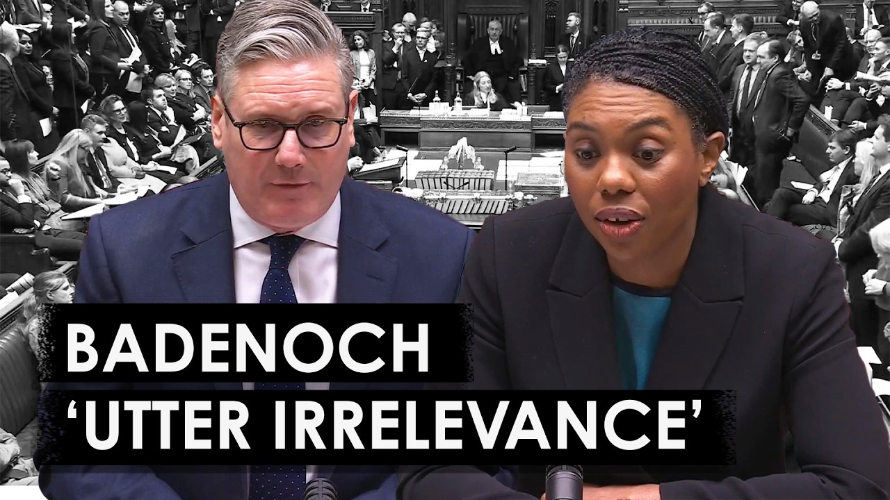 Starmer jabs at Badenoch and Tory party's 'irrelevance' during PMQs