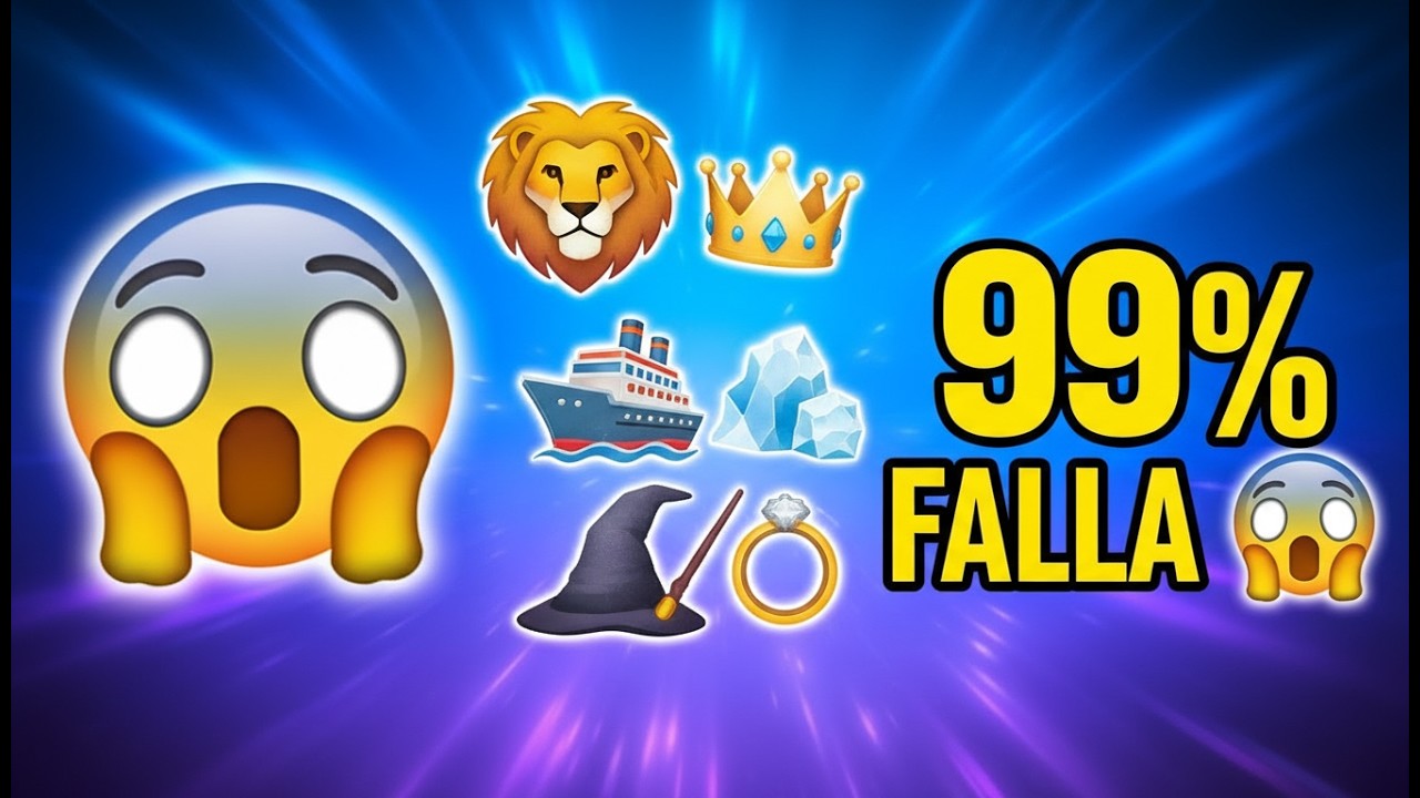 👉 ¿Puedes Adivinar la Película por Emojis? 😱 99% FALLA