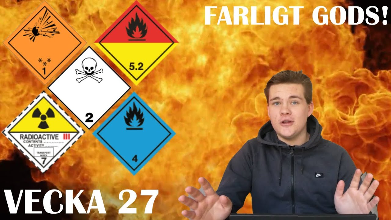 Lokförarvloggen, vecka 27. Farligt gods på lokförarutbildningen!