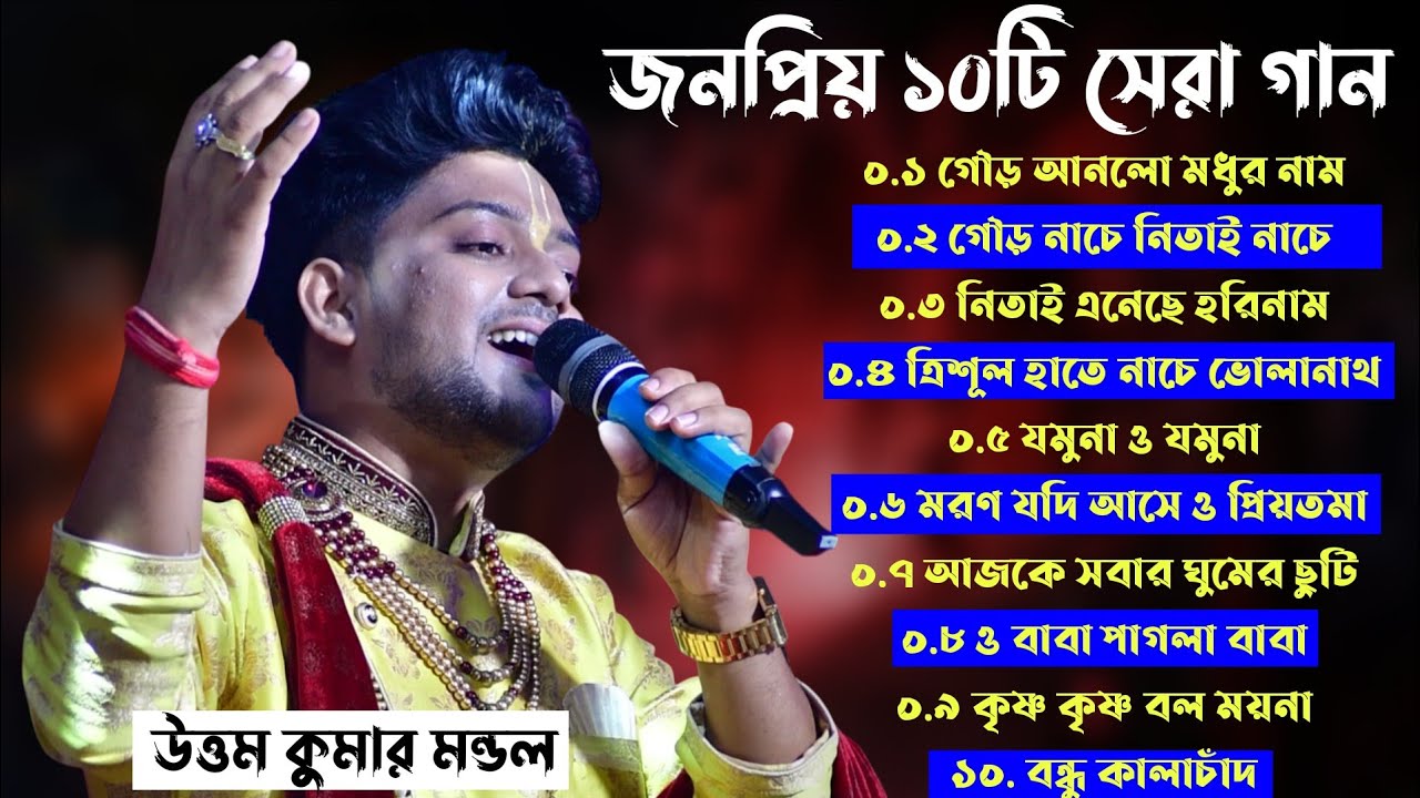 TOP 10 ভক্তিমূলক জনপ্রিয় গান || নিতায় এনেছে হরিনাম || Uttam kumar Mondal || NONSTOP MP3 SONG ||