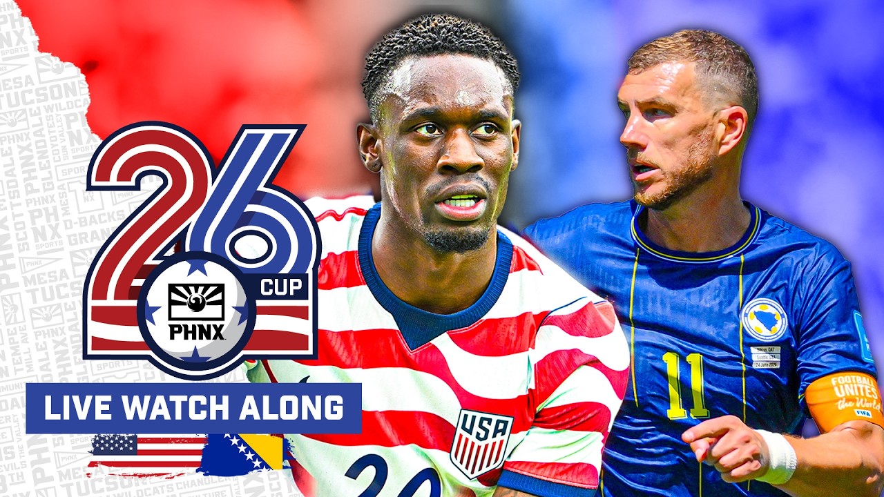 USA vs Bosnia & Herzegovina LIVE Watchalong | FIFA World Cup 2026
