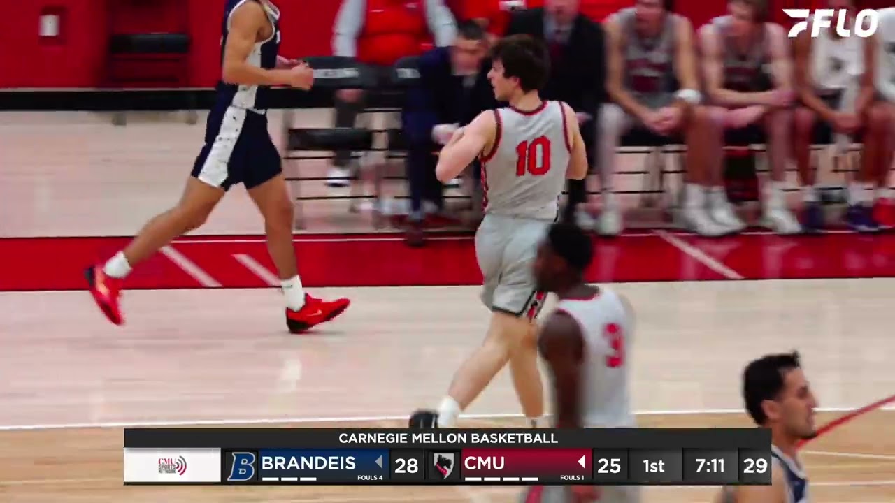 Carnegie Mellon Men's Basketball Against Brandeis Feb. 6, 2026
