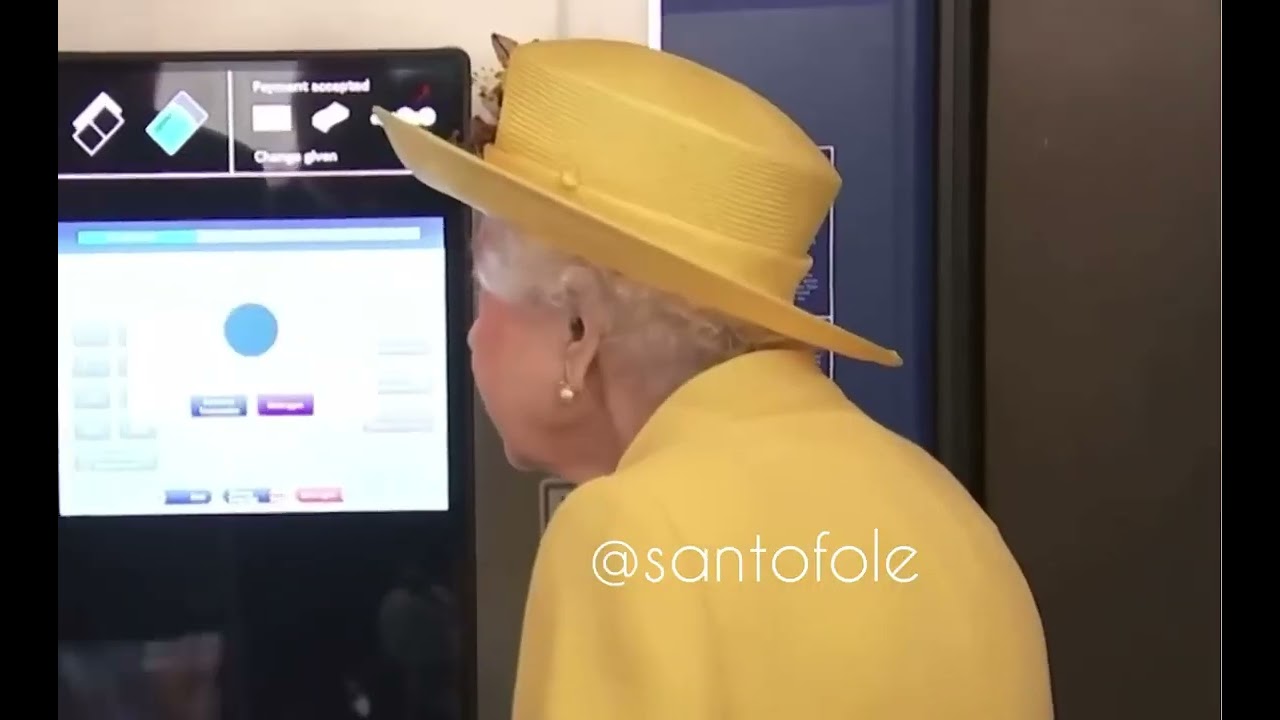 Santo Fole em: Rainha Betinha no caixa eletrônico