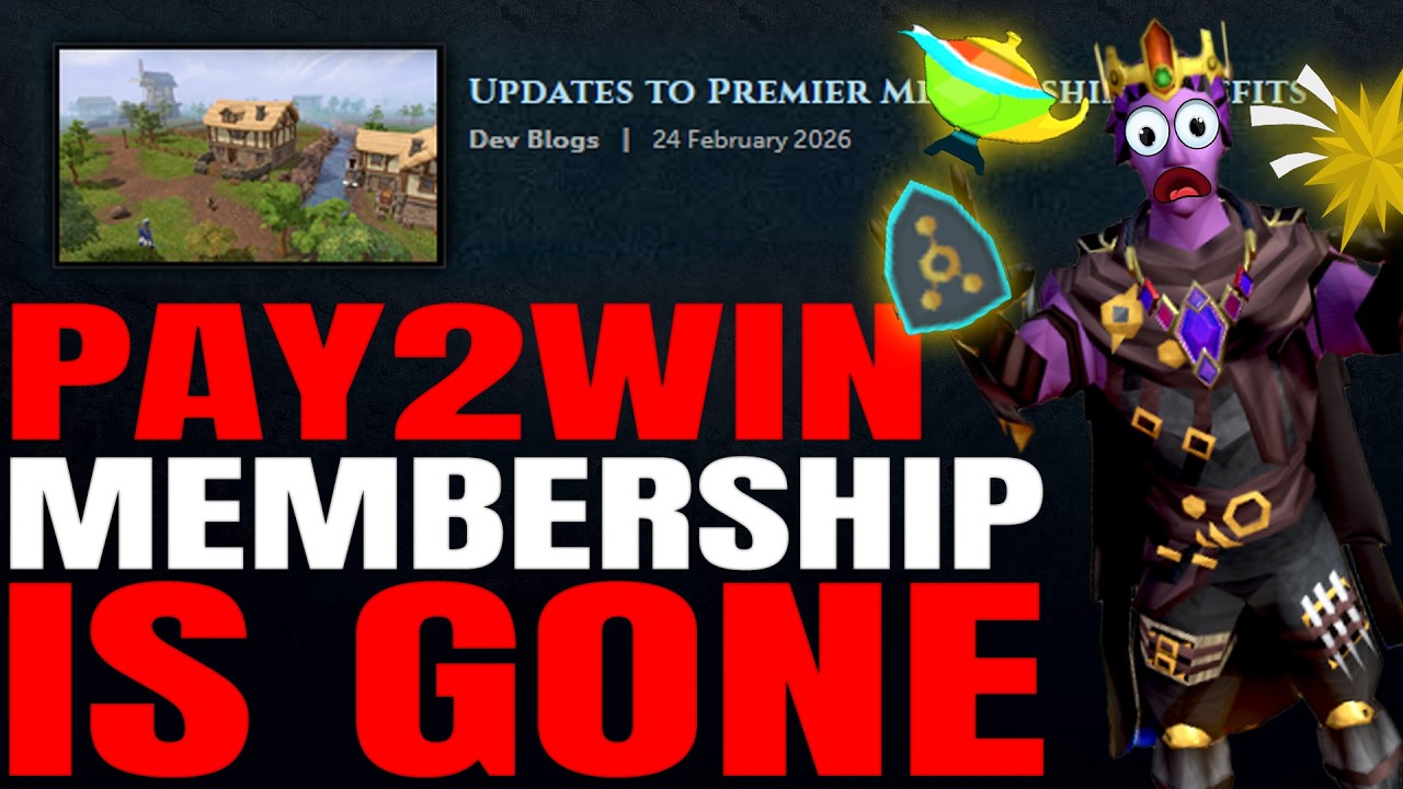 RuneScape PAY-TO-WIN Premier Membership is GONE!