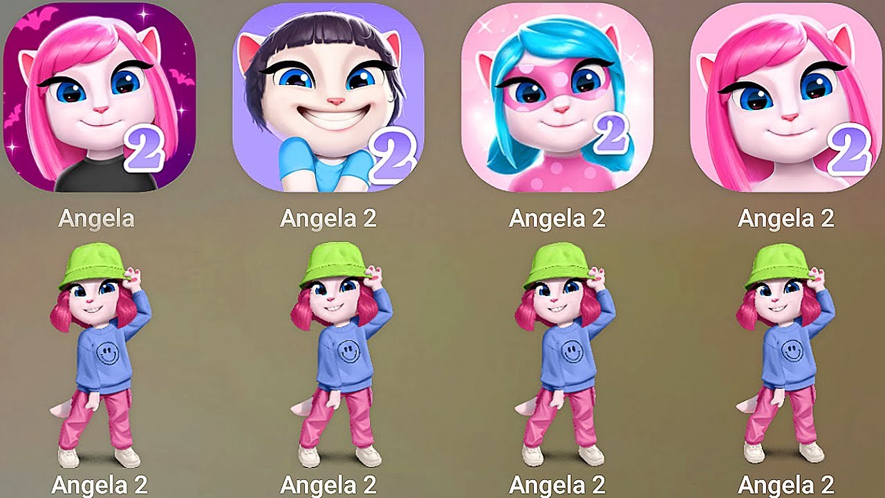 My Talking Angela Explore the secret house and its dances Angela 2😚