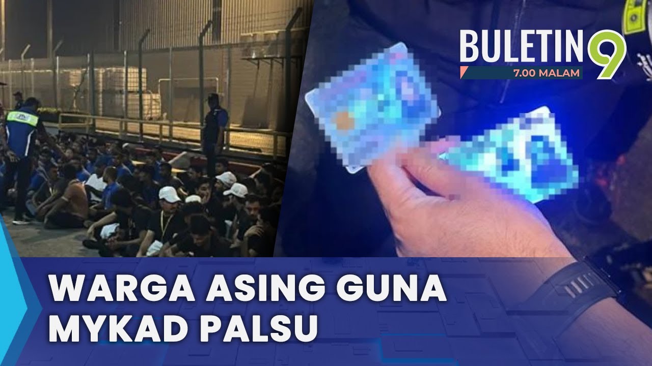 Warga Asing Beli MyKad RM300 Untuk Bekerja, 15 Ditahan (B9)