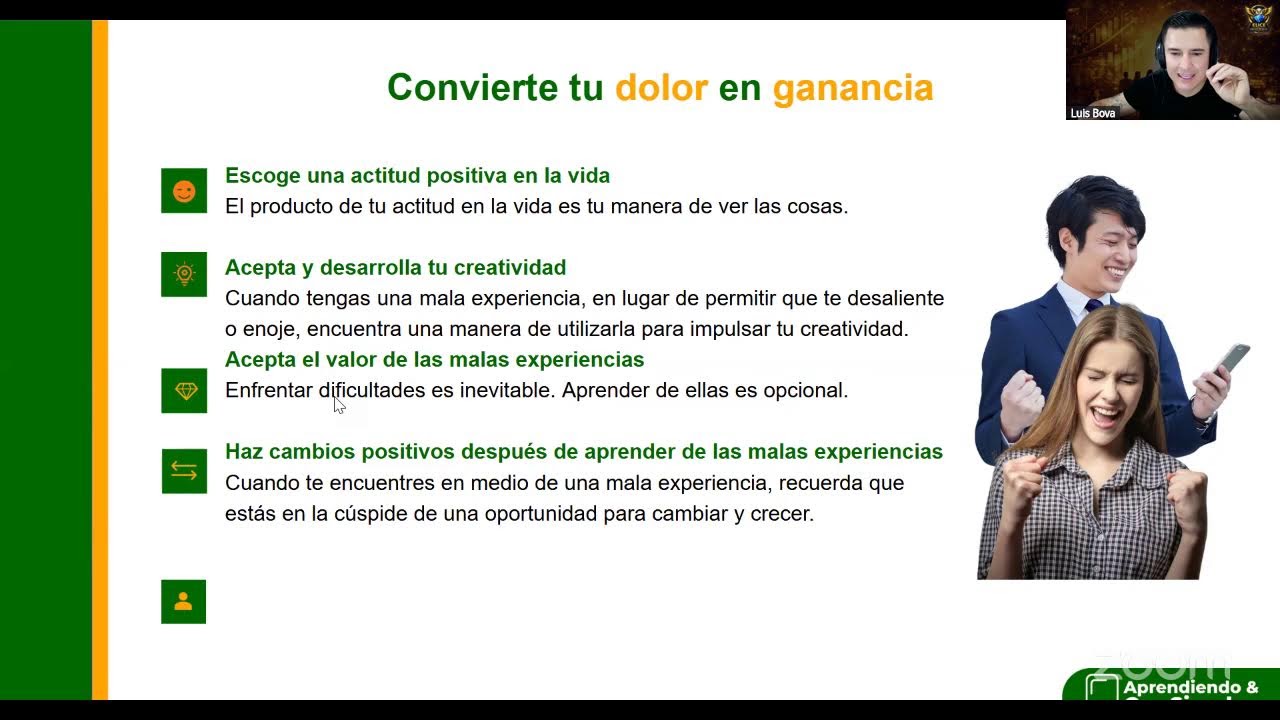 CRECIMIENTO PERSONAL CON LUIS BOVA- LEY DEL DOLOR