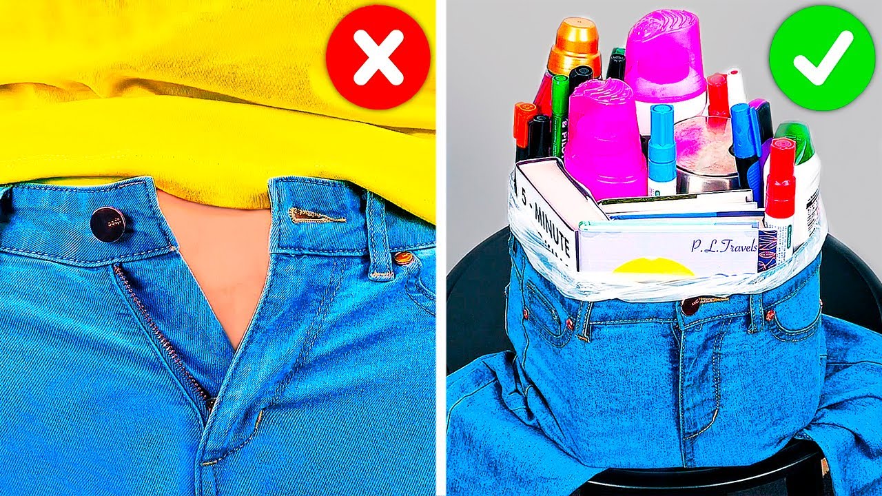 27 IMPRESIONANTES TRUCOS DE ROPA PARA SALVAR TU D&Iacute;A