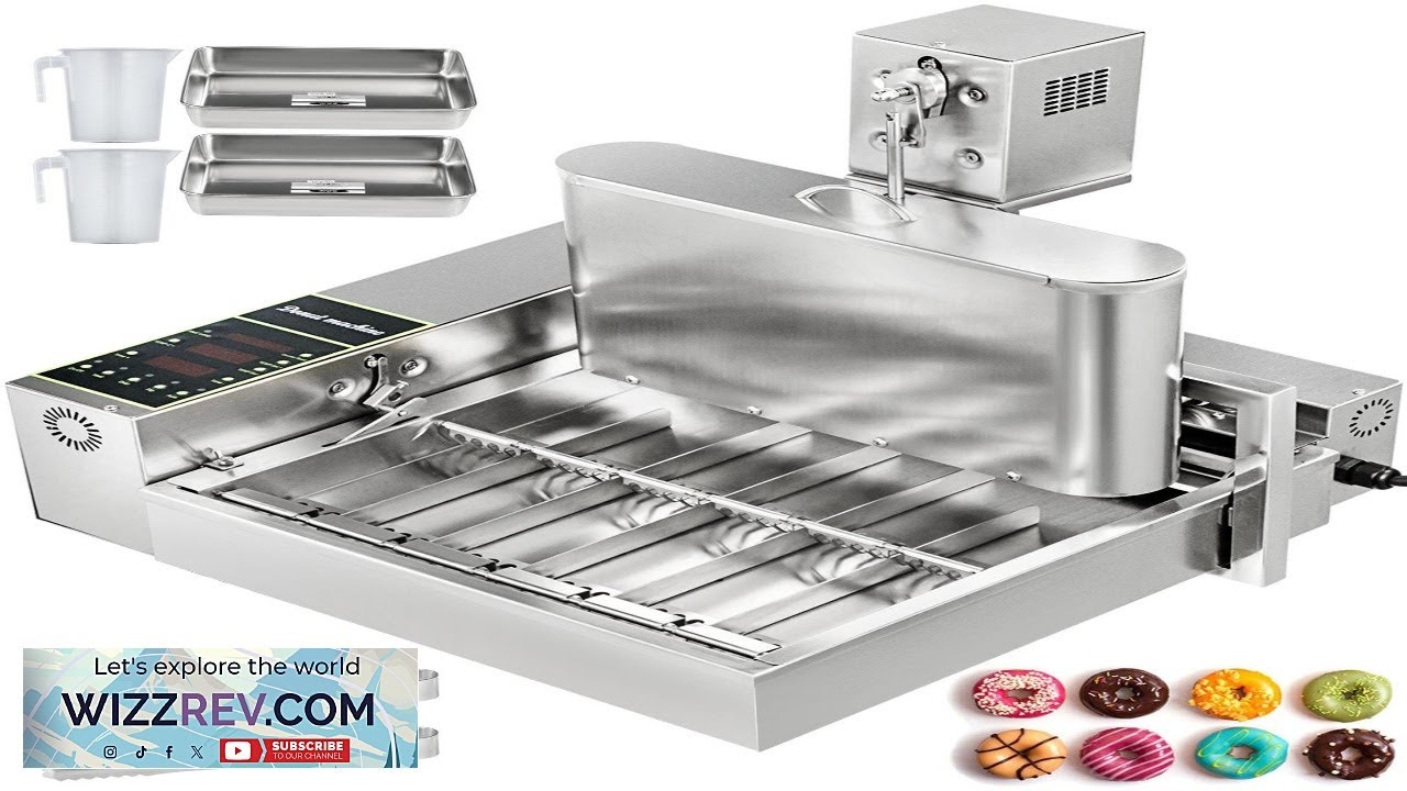VEVOR 110V Commercial Automatic Donut Making Machine 6 Rows Auto Doughnut Maker Review