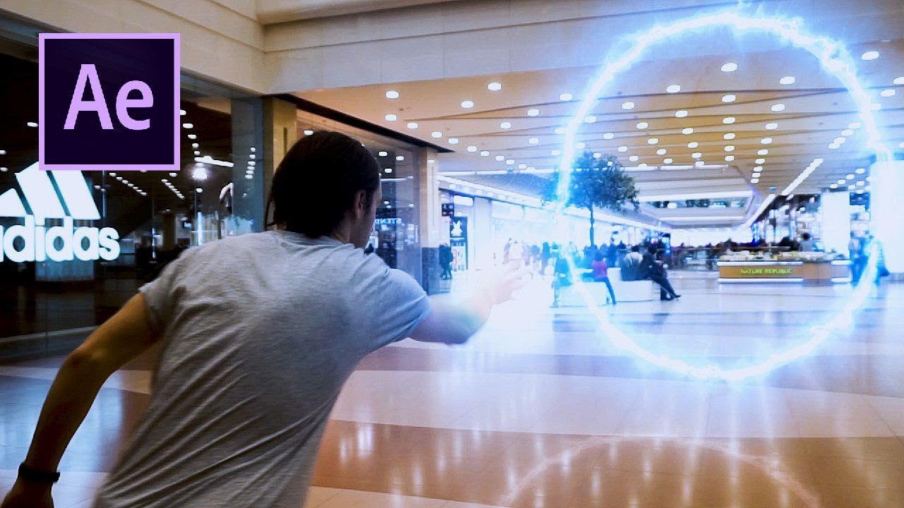 ПОРТАЛ в Adobe After Effects. Разбор ЭФФЕКТОВ. Видеомонтаж со СПЕЦЭФФЕКТАМИ. Плагин Saber