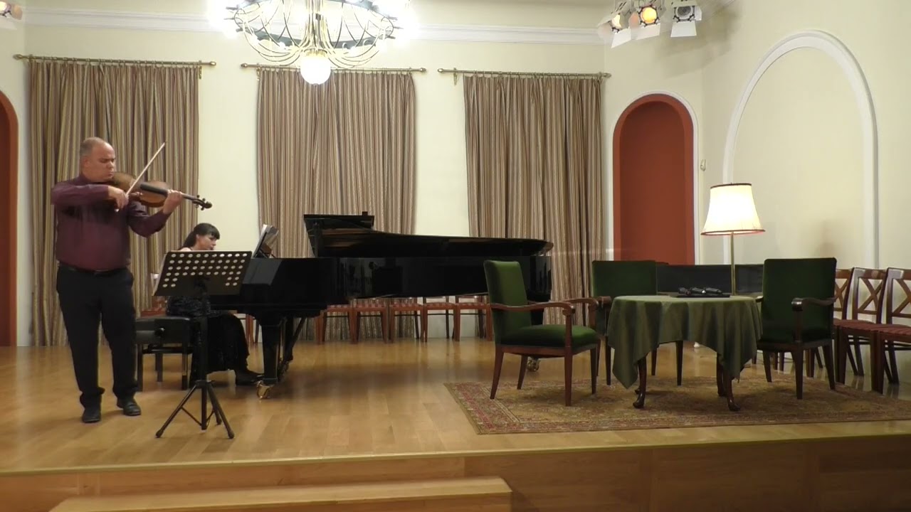 Hubay Jenő: Réverie performed by Péter Bársony - viola and Mariann Marczi - piano, live concert
