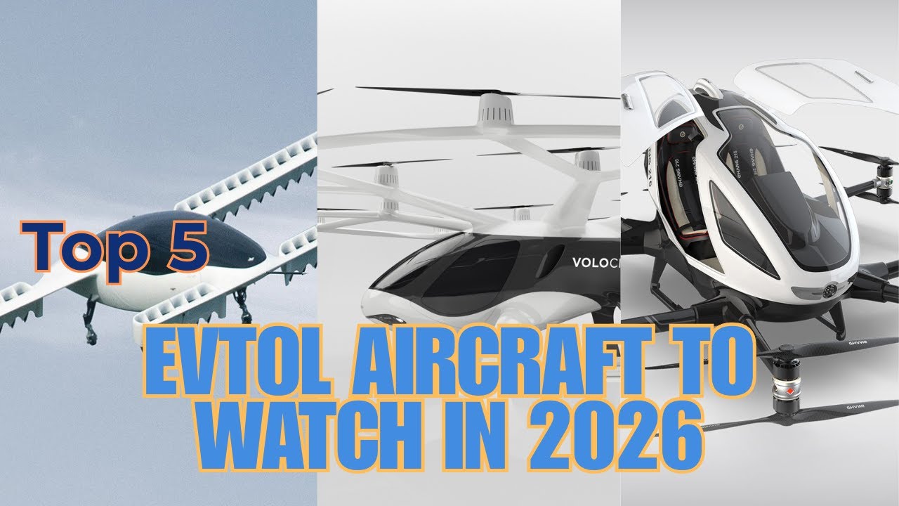 Top 5 eVTOL Aircraft to Watch in 2026 | Flying Cars Are Getting Real
