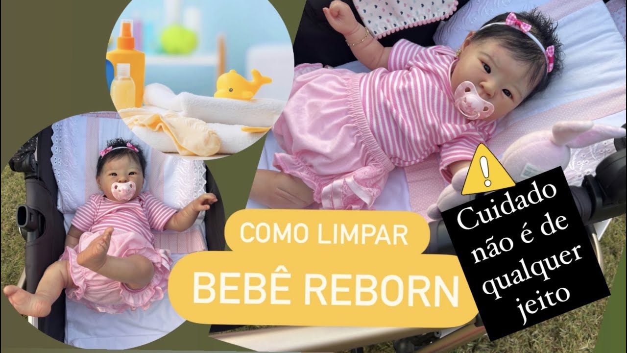 COMO LIMPAR BEBÊ REBORN ORIENTAL