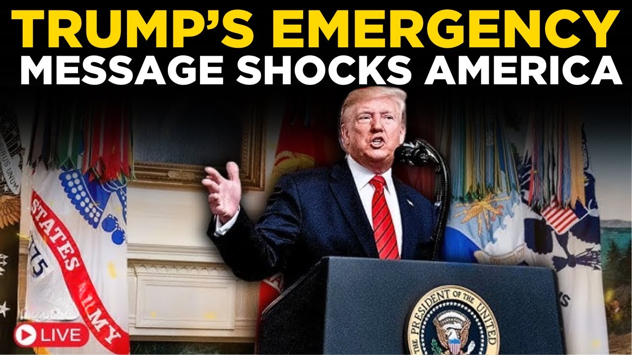 Trump LIVE: Emergency Announcement Raises US Security Concerns Nationwide | US NEWS
