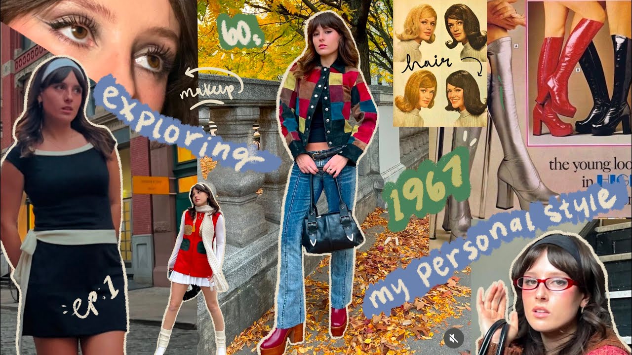 Exploring my personal style : THE 60s (trying 60s makeup & fashion)