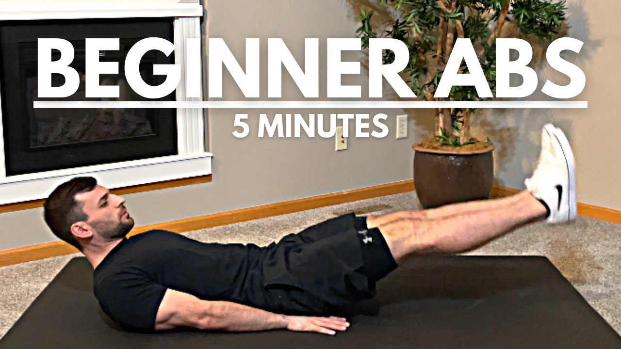 5 Min BEGINNER AB ROUTINE (Fast & Fun Core Workout)