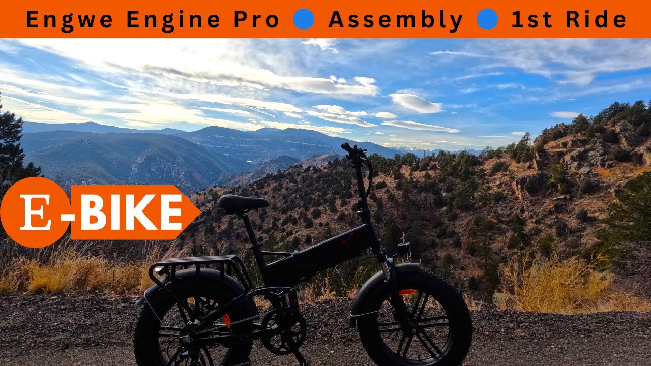 Engwe Engine Pro 750w direct drive ebike assembly and ride!